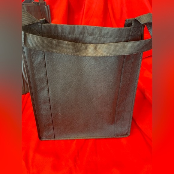 Black Tote Bags, reusable perfect for screen printing/heat vinyl transfer, NWOT - Picture 1 of 6